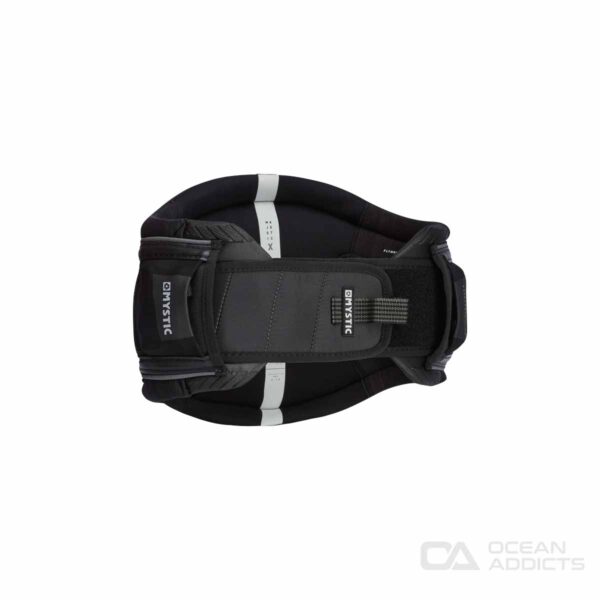 Mystic Majestic X Harness - Kitesurf Harness Men - Black White - Back View